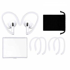 AirPod Ear Hooks With Case & Dustbag